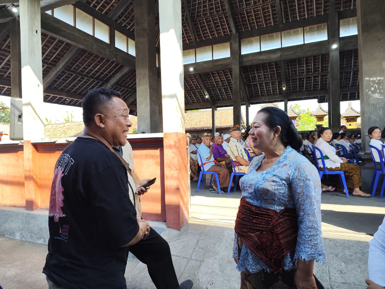 Pengawasan langsung oleh I Gede Ari Ardana Putra (Anggota Bawaslu Karangasem) dalam kampanye di Desa Subagan