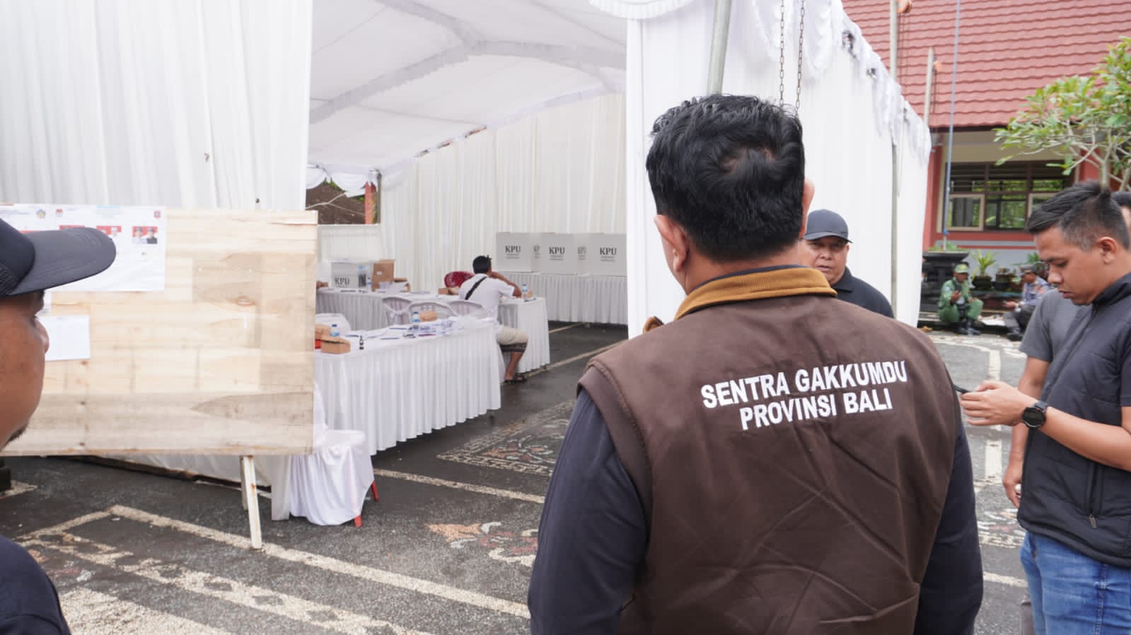 Bawaslu Kabupaten Karangasem melakukan pengawasan terkait PSU di Sidemen
