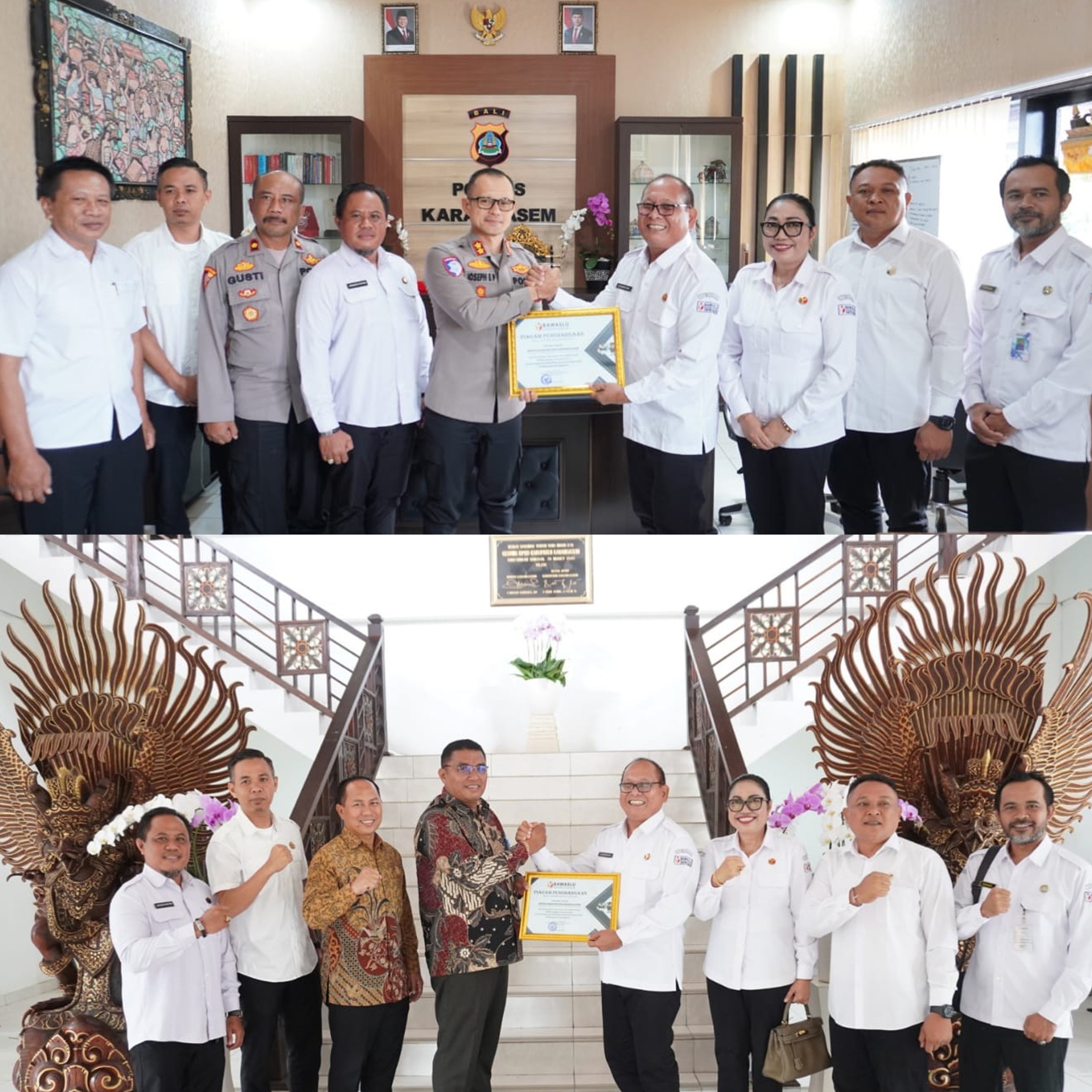 Audiensi Polres DPRD