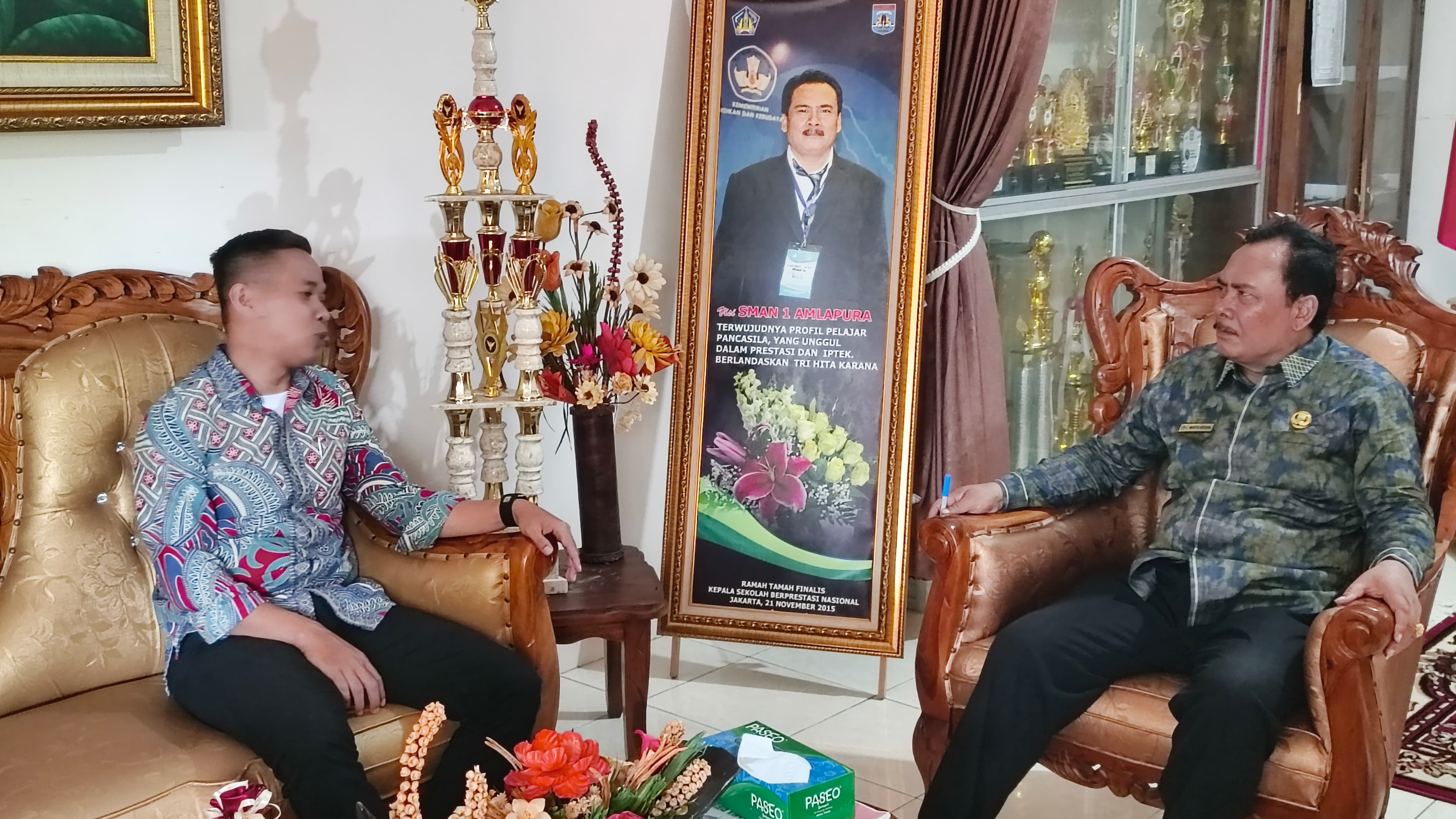 kunjungan ke SMA 1 amlapura