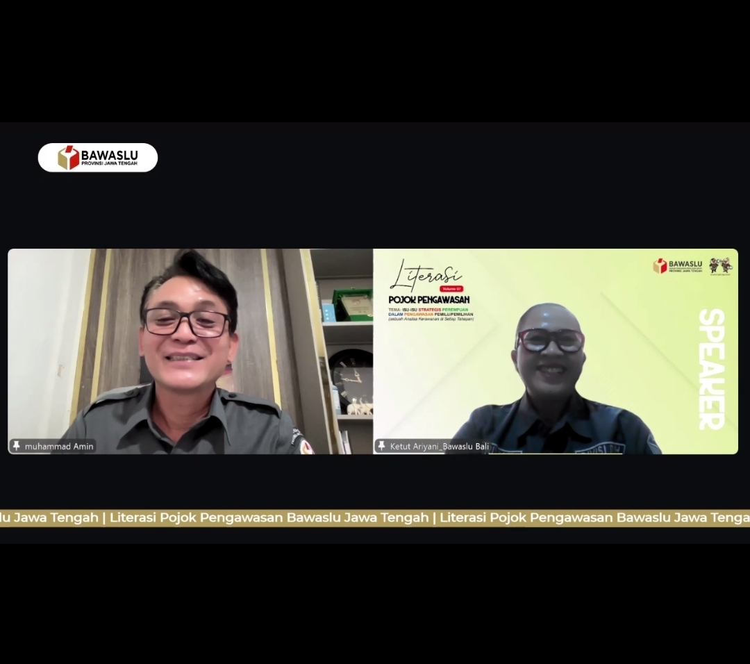 Kordiv P2H Bawaslu Provinsi Bali menjadi narasumber dalam diskusi