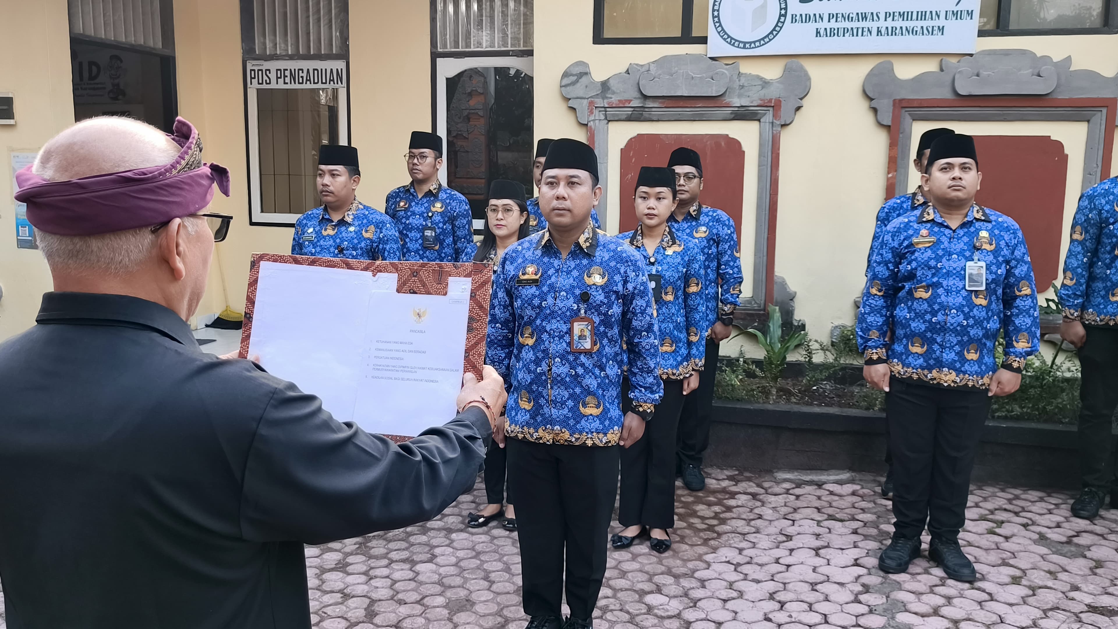 Suasana upacara peringatan Hari Kemerdekaan Indonesia ke-81 