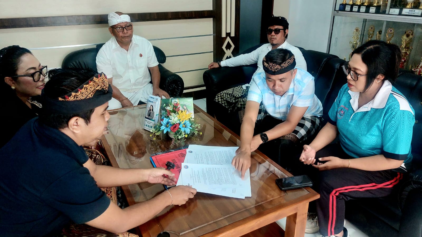 Pimpinan Bawaslu Karangasem Jajaki MoU dengan SMA N 3 Amlapura