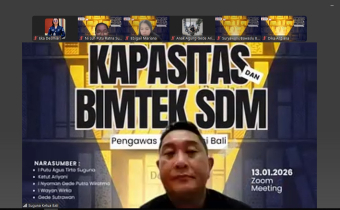 Agus Tirta Suguna sebagai Narasumber dalam Bimbingan Teknis