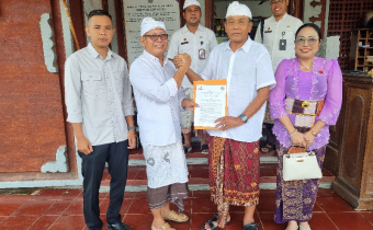 MOU Bawaslu Karangasem dengan Kepala SMK PGRI AMLAPURA 