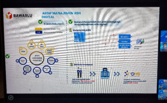 Pemaparan oleh Bagian Fasilitasi Kepegawaian Bawaslu RI