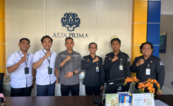 Foto Bersama Kordiv P2H azwardi Natta dengan pihak Alfa Prima Karangasem