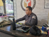 Korsek Bawaslu Karangasem mengikuti zoom